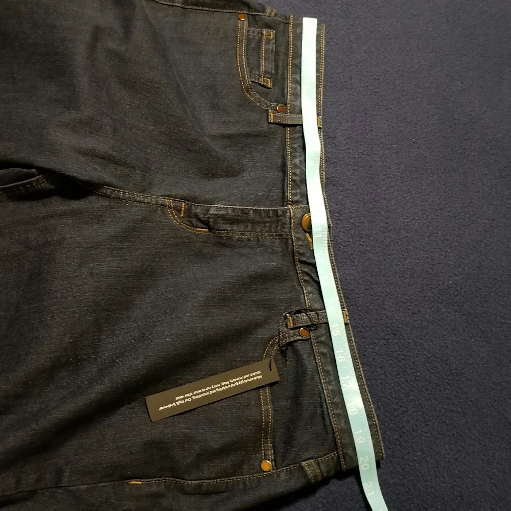Lane Bryant Mid Rise Super Stretch Skinny Jeans – Dark Wash, Size 20P  Zip Fly